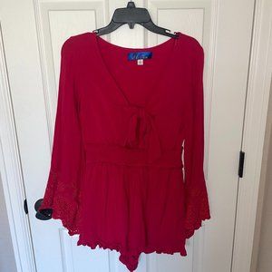 Red Romper SIZE M